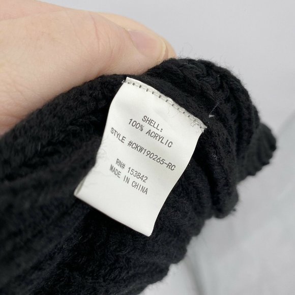 Code X Mode ribbed chunky knit cardigan size large - Picture 8 of 9